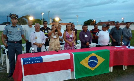 POLÍCIA MILITAR (2ºBPM-SILVES) PARTICIPA DA SOLENIDADE DE ABERTURA DOS JOGOS ESCOLARES DO AMAZONAS NA CIDADE DE SILVES