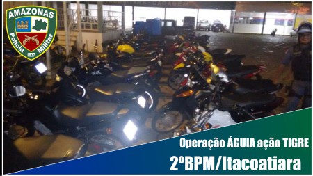 2º BPM (CPI) REALIZA OPERAÇÃO ÁGUIA AÇÃO TIGRE NO MUNICÍPIO DE ITACOATIARA E CIDADES ADJACENTES