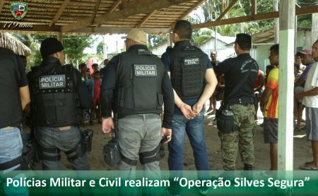 POLÍCIAS MILITAR E CIVIL REALIZAM “OPERAÇÃO SILVES SEGURA” NO MUNICÍPIO DE SILVES